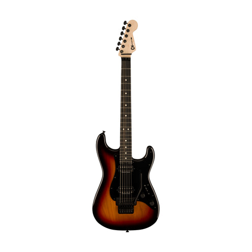 Charvel Pro-Mod So-Cal Style 1 HH FR E Electric Guitar, Ebony FB, 3-tone Sunburst (B-Stock)