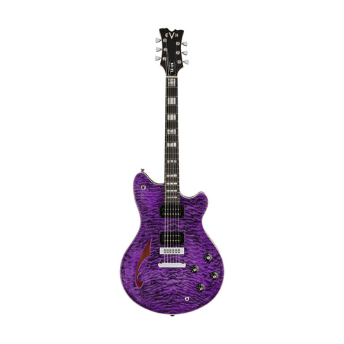 EVH Wolfgang SA126 Special QM Electric Guitar, Ebony FB, Transparent Purple