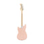 Squier FSR Bronco 4-String Bass Guitar, Maple FB, Shell Pink