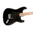 Squier Sonic Stratocaster HSS Electric Guitar w/Black Pickguard, Maple FB, Black