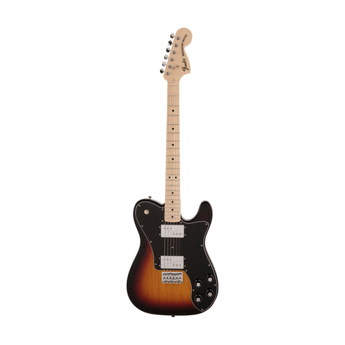 Fender Japan Traditional II 70s Telecaster Deluxe Electric Guitar, Maple FB, 3-Tone Sunburst (B-Stock)