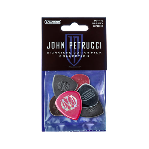 Jim Dunlop PVP119 John Petrucci Signature Guitar Pick Collection, 6-Pack