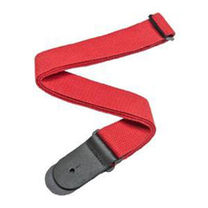 D'Addario 50CT05 50mm Cotton Guitar Strap, Red