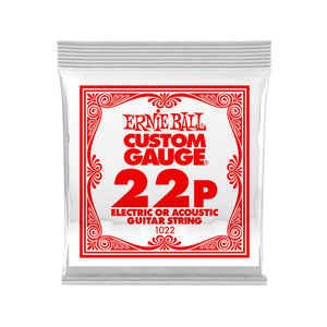 Ernie Ball .022 Plain Steel Electric or Acoustic Guitar Single String