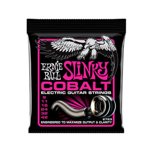 Ernie Ball Super Slinky Cobalt Electric Guitar Strings, 9-42