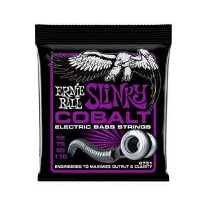 Ernie Ball Power Slinky Cobalt Electric Bass Strings, 55-110