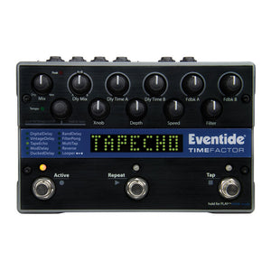 Eventide TimeFactor Twin Delay Guitar Effects Pedal, EUR Plug