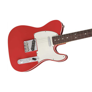 Fender American Original 60s Telecaster Electric Guitar, RW FB, Fiesta Red