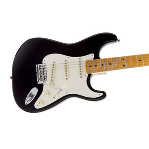 Fender Artist Eric Johnson Stratocaster Guitar, Maple Neck, Black, w/Case