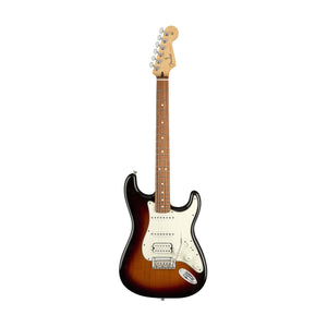 Fender Player HSS Stratocaster Electric Guitar, Pau Ferro FB, 3-Tone Sunburst