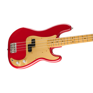 Fender Vintera 50s Precision Bass Guitar, Maple FB, Dakota Red