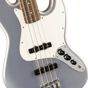 Fender Player Jazz Bass Guitar, Pau Ferro FB, Silver