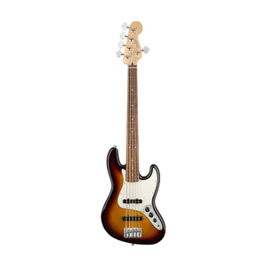 Fender Player 5-String Jazz Bass Guitar, Pau Ferro FB, 3-Tone Sunburst