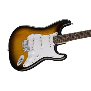 Squier Bullet Stratocaster Hardtail Electric Guitar, Brown Sunburst