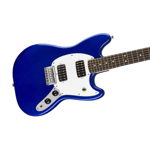 Squier Bullet Mustang HH Electric Guitar, Laurel FB, Imperial Blue