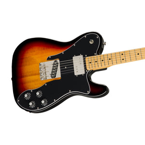 Squier Classic Vibe 70s Telecaster Custom Electric Guitar, Maple FB, 3-Tone Sunburst