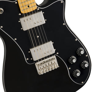 Squier Classic Vibe 70s Telecaster Deluxe Electric Guitar, Maple FB, Black