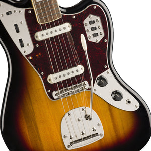 Squier Classic Vibe 70s Jaguar Electric Guitar, Laurel FB, 3-Tone Sunburst