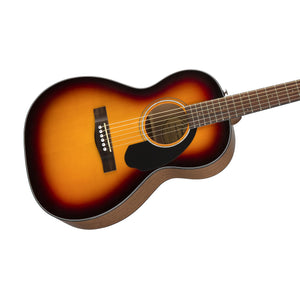 Fender CP-60S Parlor Acoustic Guitar, Walnut FB, Sunburst