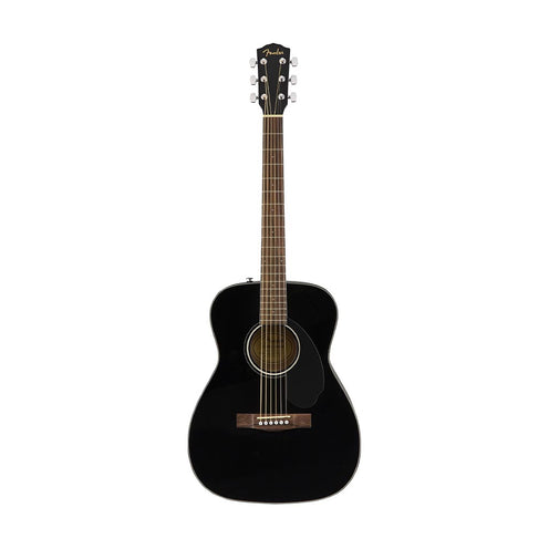 Fender CC-60S Concert Acoustic Guitar Pack V2, Walnut FB, Black