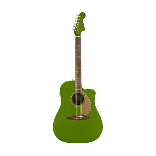 Fender California Redondo Player Slope-Shouldered Acoustic Guitar, Electric Jade