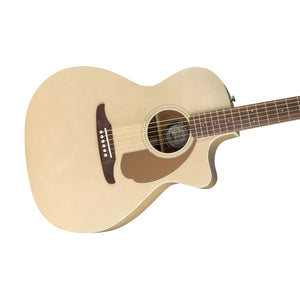 Fender California Newporter Player Medium-Sized Acoustic Guitar, Champagne