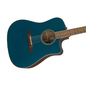 Fender Redondo Classic Slope-Shouldered Acoustic Guitar w/Bag, Cosmic Turquoise