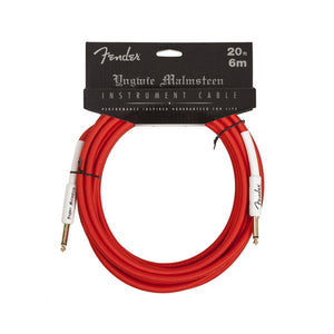 Fender 20ft Yngwie Malmsteen Instrument Cable, Red