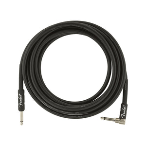 Fender Professional Series Angled Instrument Cable, 15ft, Black