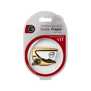 G7th Performance 3 Guitar Capo, Gold