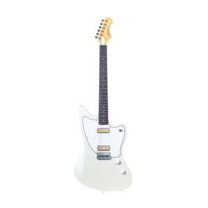 Harmony Standard Silhouette Electric Guitar w/Case, RW FB, Pearl White