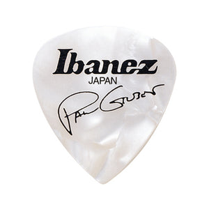 Ibanez B1000PG-PW Paul Gilbert Guitar Pick Set, Pearl White, 6pcs