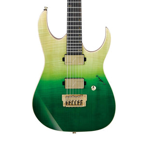 Ibanez LHM1-TGG Luke Hoskin Signature Electric Guitar, Transparent Green Gradation