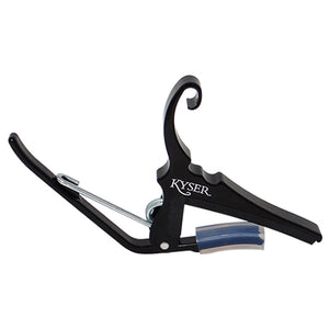 Kyser KG12BA Quick Change 12-String Acoustic Guitar Capo, Black