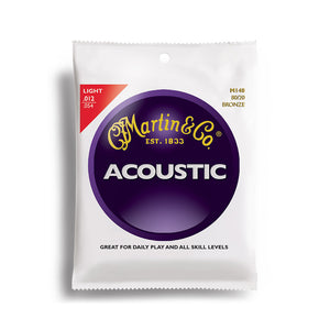 Martin 41M140X M-140 80/20 Bronze Acoustic Guitar Strings, Light