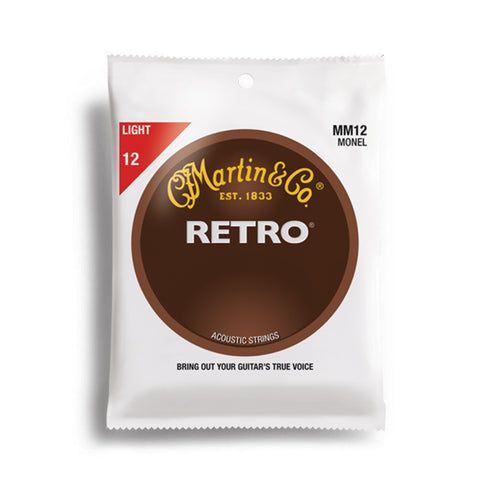 Martin 41MM12 Retro Acoustic Guitar Strings, Light