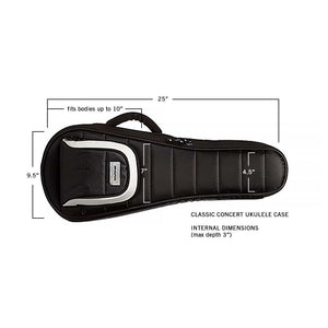 MONO Classic Concert Ukulele Case, Black