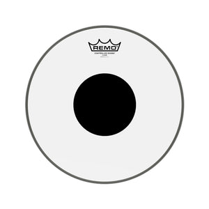 Remo CS-0312-10 12inch Batter Controlled Sound Clear Black Dot On Top Drum Head