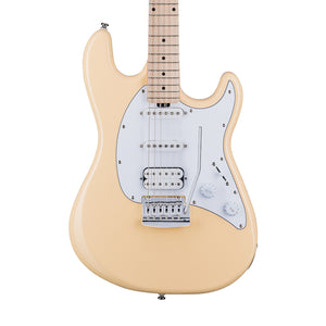 Sterling by Music Man CT30HSS Cutlass Electric Guitar, Maple FB, Vintage Cream (CT30HSS-VC-M1)