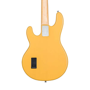 Sterling by Music Man RAY24CA-BSC 4-String Electric Bass Guitar, Maple FB, Butterscotch