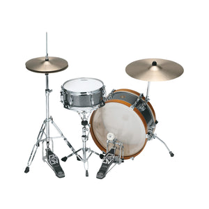 TAMA LJK28H4-GXS Club-JAM Mini Drum Kit 2-Piece w/Hardware, No Cymbal Holder, Galaxy Silver