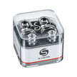 Allparts AP-0681-010 Schaller S-Lock Chrome Strap Locks, Box of 2