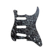 Allparts PG-0552-052 Dark Black Pearloid Guitar Pickguard for Stratocaster