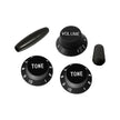 Allparts PK-0178-023 Black Knob Set for Stratocaster