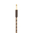 Fender Festival Hemp Angled Instrument Cable, 10ft, Pure Hemp, Brown Stripe